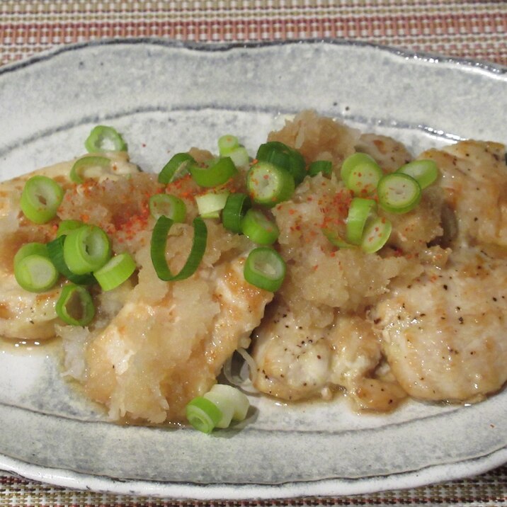 鶏むね肉のみぞれ煮